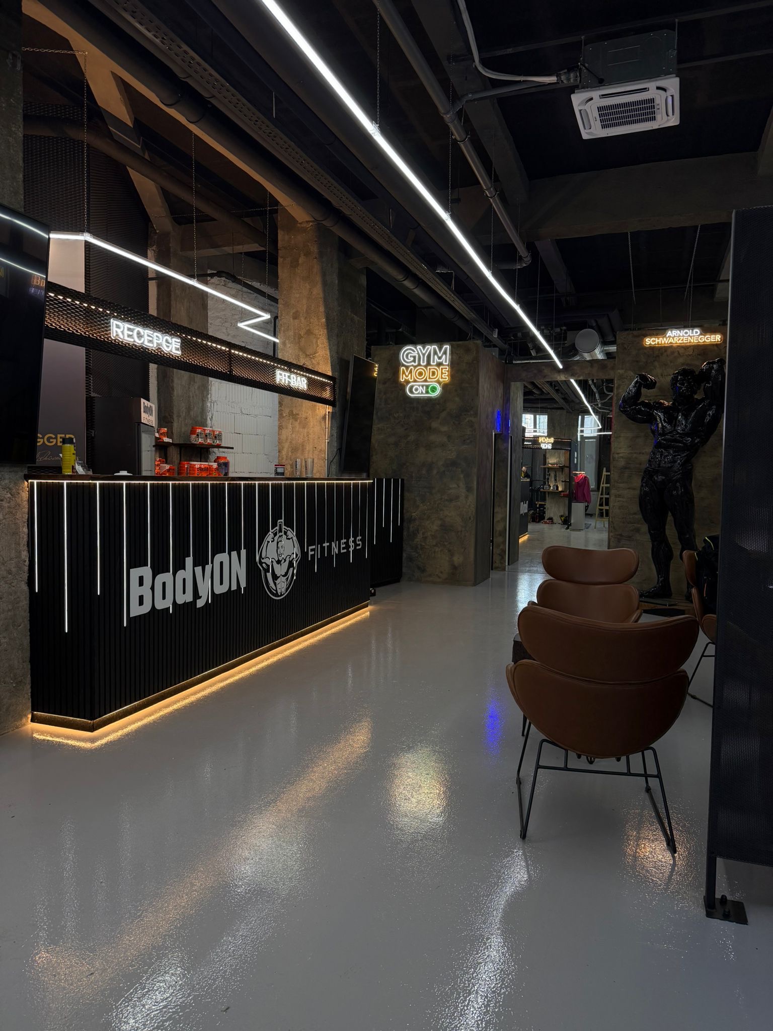 Realizace LED osvětlení fitness centra VP ULTRA GROUP